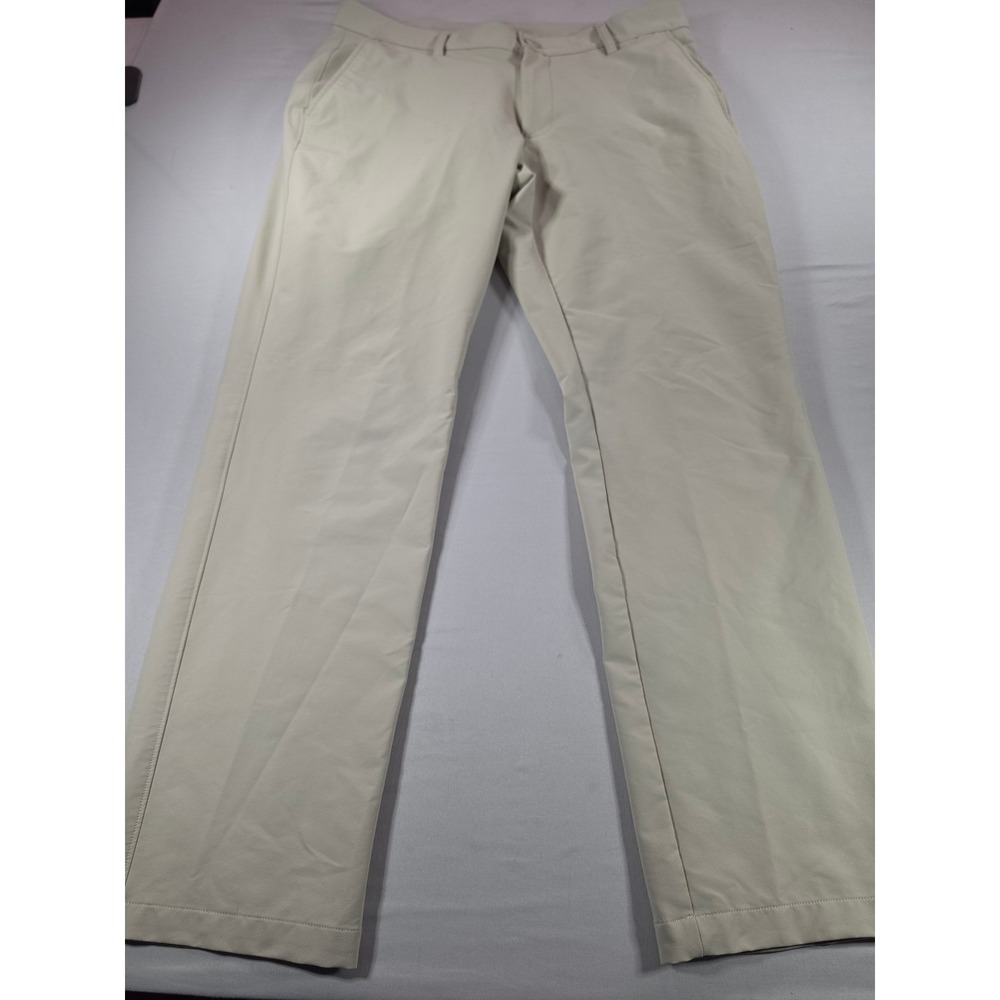 Under Armour Mens Golf Pants Tan Khaki Performance Trousers 38x32 1253492